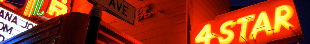 4-Star Theater neon sign, home of the 2026 San Francisco Short Film Festival